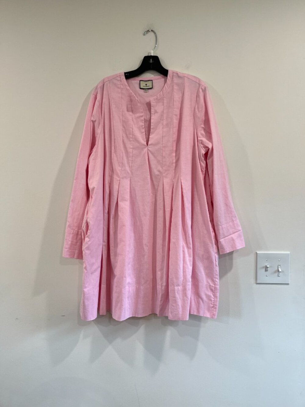 Tuckernuck Luella Pink Long Sleeve Dress - 2XL - Picture 3 of 7